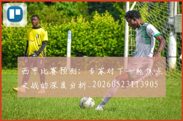 西甲比赛预测：专家对下一轮焦点之战的深度分析_20260523113905
