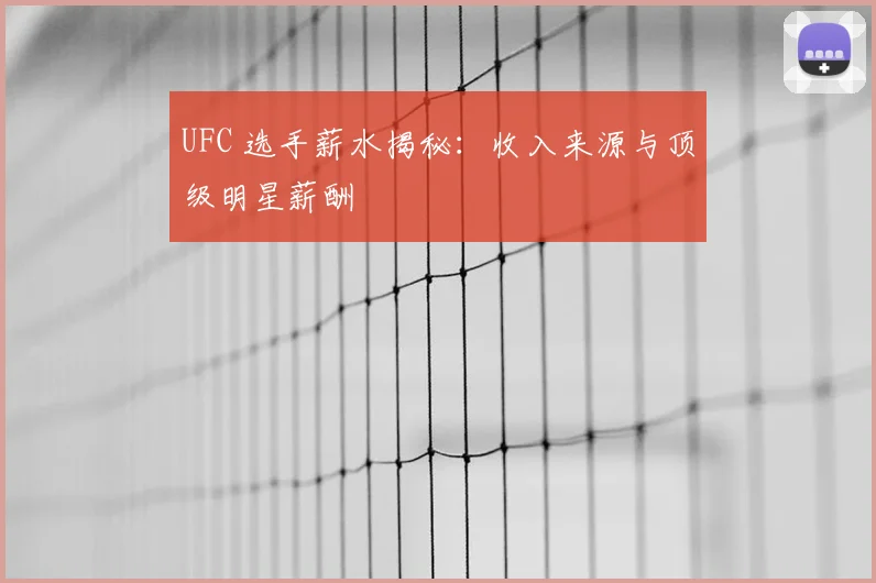 UFC 选手薪水揭秘:收入来源与顶级明星薪酬